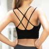Women's Back Sports Shock Proof Seamless Women Sports Bra Sexy Crisscross Strappy Padded Wirefree Running Crop Top Bras Women's Back Sports Shock Proof Seamless Women Sports Bra Sexy Crisscross Strappy Padded Wirefree Running Crop Top Bras