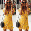 Summer Women Floral Printed Dress Sexy Deep V-Neck Sleeveless Party Mini Dress Summer Women Floral Printed Dress Sexy Deep V-Neck Sleeveless Party Mini Dress