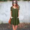 Summer T Shirt Dress Sexy V Neck Elegant Office Dress Women Casual Short Sleeve Mini Beach Dress Sundress Vestidos Summer T Shirt Dress Sexy V Neck Elegant Office Dress Women Casual Short Sleeve Mini Beach Dress Sundress Vestidos
