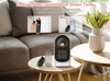 Space Heater, Portable Electric Heater with Humidifier Function, Ceramic Room Small Heater, Fast Heating Heater with Widespread Oscillation, Multi-protection, for Office Desk Bedroom Indoor Use, White