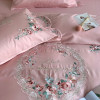 High Quality Luxury Embroidery 100S Satin Egyptian Cotton Bedding Set