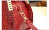 High Quality Luxury Diamond Handbag  Crocodile Pattern