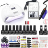 Manicure Set for Nail Kit with Nail drill & Nail lamp