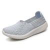 Women Sneakers Flat Casual Woven Shoes Woman Walking Shoes