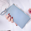 Fashion Women PU Leather Purse Wristlet Zipper Wallet Handbag Envelope Phone