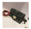 Vintage Velvet Rivets Shoulder Bag Women Messenger Bag Ladies Pu Leather Flap Bag