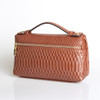 Fashion Crocodile Embossed Leather Women Clutch Make Up Bag Handbags