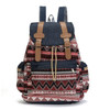 Women Canvas Vintinge Backpack Ethnic Backpack Bohemian Backpack Schoolbag