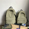 Female Solid School Bag For Teenage Girls Nylon Travel Backpack Women