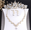 Crystal Bridal Jewelry Sets Vintage Gold Fashion Wedding Jewelry