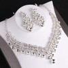 Luxury Crystal Beads Bridal Jewelry Sets Rhinestone Tiaras Crown Luxury Crystal Beads Bridal Jewelry Sets Rhinestone Tiaras Crown