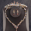 Vintage Gold Crystal Beads Bridal Jewelry Sets Wedding Vintage Gold Crystal Beads Bridal Jewelry Sets Wedding