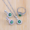 New Arrival Silver Color Jewelry Sets For Women Wedding Party