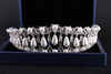 Luxury Crystal Pearl Costume Jewelry Sets Rhinestone Choker