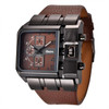 Watches Men Luxury Brand Sport Male Quartz Watch PU Leather Unique