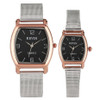 Couple Watch Stainless Steel Watch Men Women Quartz Casual Wristwatch
