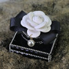 High Quality Luxury Crystal Rhinestones Camellia Flower Car Interior Accessories
