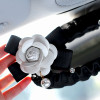 High Quality Luxury Crystal Rhinestones Camellia Flower Car Interior Accessories