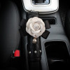 High Quality Luxury Crystal Rhinestones Camellia Flower Car Interior Accessories