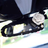 High Quality Luxury Crystal Rhinestones Camellia Flower Car Interior Accessories