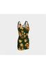 Robe moulante à fleurs