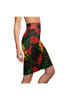 Jupe crayon à fleurs pour femmes