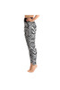 Legging de yoga à imprimé zèbre