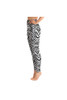 Legging de yoga à imprimé zèbre