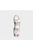 Robe moulante à fleurs blanche