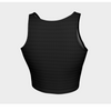 Haut de sport rayé noir