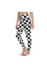 Legging de yoga à carreaux coeurs