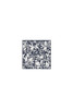 essuie-mains scroll bleu Serviette carrée 13 "x13"