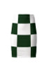 Jupe crayon à carreaux vert émeraude