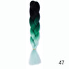 Hair Braid Synthetic Crochet Hair Extensions Jumbo False Braid Ombre Braiding Hair Pink Grey Blue Color Dreadlocks Kanekalon