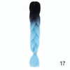 Hair Braid Synthetic Crochet Hair Extensions Jumbo False Braid Ombre Braiding Hair Pink Grey Blue Color Dreadlocks Kanekalon
