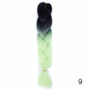 Hair Braid Synthetic Crochet Hair Extensions Jumbo False Braid Ombre Braiding Hair Pink Grey Blue Color Dreadlocks Kanekalon