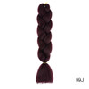 Hair Braid Synthetic Crochet Hair Extensions Jumbo False Braid Ombre Braiding Hair Pink Grey Blue Color Dreadlocks Kanekalon