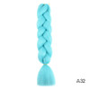 Hair Braid Synthetic Crochet Hair Extensions Jumbo False Braid Ombre Braiding Hair Pink Grey Blue Color Dreadlocks Kanekalon