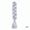 Hair Braid Synthetic Crochet Hair Extensions Jumbo False Braid Ombre Braiding Hair Pink Grey Blue Color Dreadlocks Kanekalon