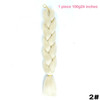 MANWEI 100g 24 Inch Synthetic Braiding Ombre Color Synthetic Hair Extension Crochet Twist Jumbo Braiding Kanekalon Hair