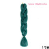 MANWEI 100g 24 Inch Synthetic Braiding Ombre Color Synthetic Hair Extension Crochet Twist Jumbo Braiding Kanekalon Hair