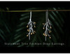 Lotus Fun Real 925 Sterling Silver Natural Creative Handmade Fine Jewelry Statement Tree Fashion Drop Earrings for Women Brincos