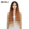 Noble Synthetic Lace Front Wig 30 Inch Long Wavy Wig Ombre Blonde Wig Lace Front Wigs For Black Women Cosplay Lace Front Wig