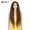 Noble Synthetic Lace Front Wig 30 Inch Long Wavy Wig Ombre Blonde Wig Lace Front Wigs For Black Women Cosplay Lace Front Wig