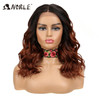 Noble Long Wavy Synthetic Hair Lace Part Wig 20 Inch Wigs For Black Women New Colors  Red Mixed Cosplay Wig Synthetic Lace Wig