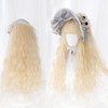 WTB Long Straight Hair Black Synthetic Lolita Wigs with Bangs for Women Fashion Female Cosplay Party Christmas Wigs Free Gifts