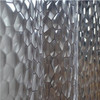 Plastic PEVA 3d Waterproof Shower Curtain Transparent White Clear Bathroom Curtain