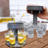 Liquor Dispenser 6 Shot Glass Wine Whisky Beer Dispenser Holder Liquor Dispenser 6 Shot Glass Wine Whisky Beer Dispenser Holder