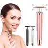 24k Gold Face Lift Bar Roller Vibration Slimming Massager Facial Stick Facial Beauty Skin Care