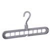 Magic Clothes Hanger Practical Closet Clothes Organizer Hanger Space Saving Plastic 9 Hole